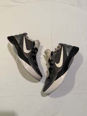 Nike Volley Zoom Hyperspike Volleyball Shoes Black/Grey 585763 Size‎ 8.5